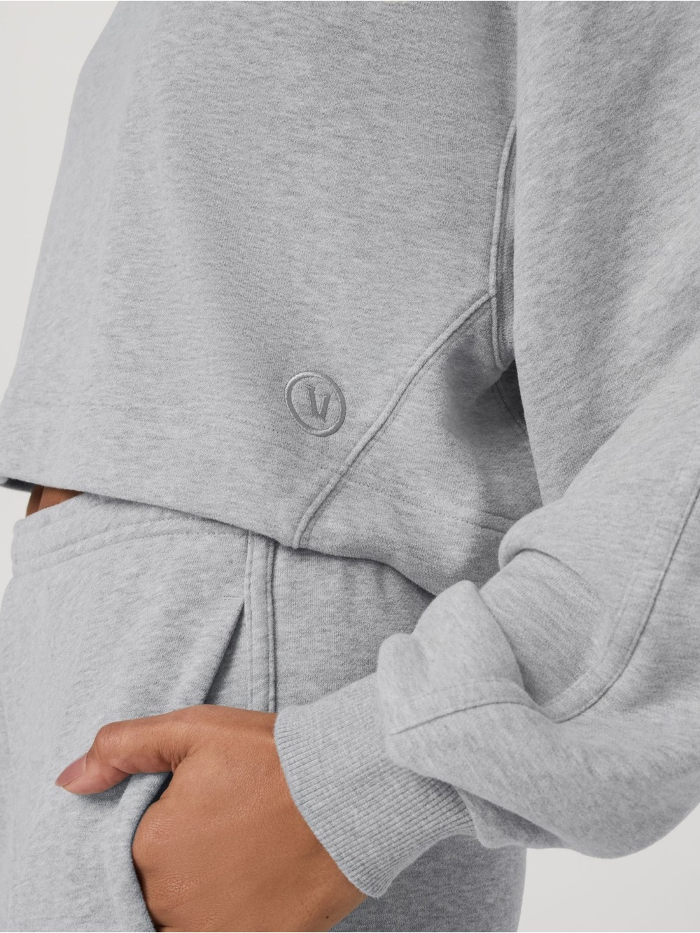Vuori Sedona Pullover Hoodie Light Heather Grey - Picture 4 of 8